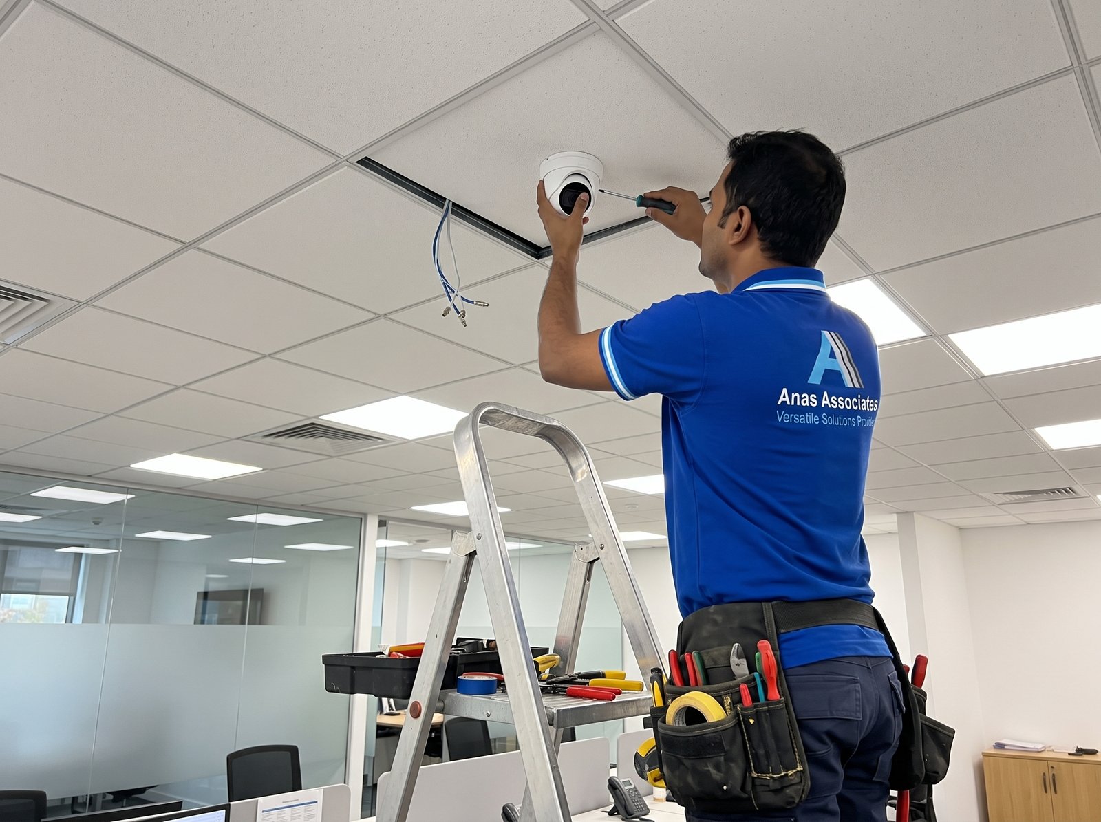 CCTV camera installation and positioning