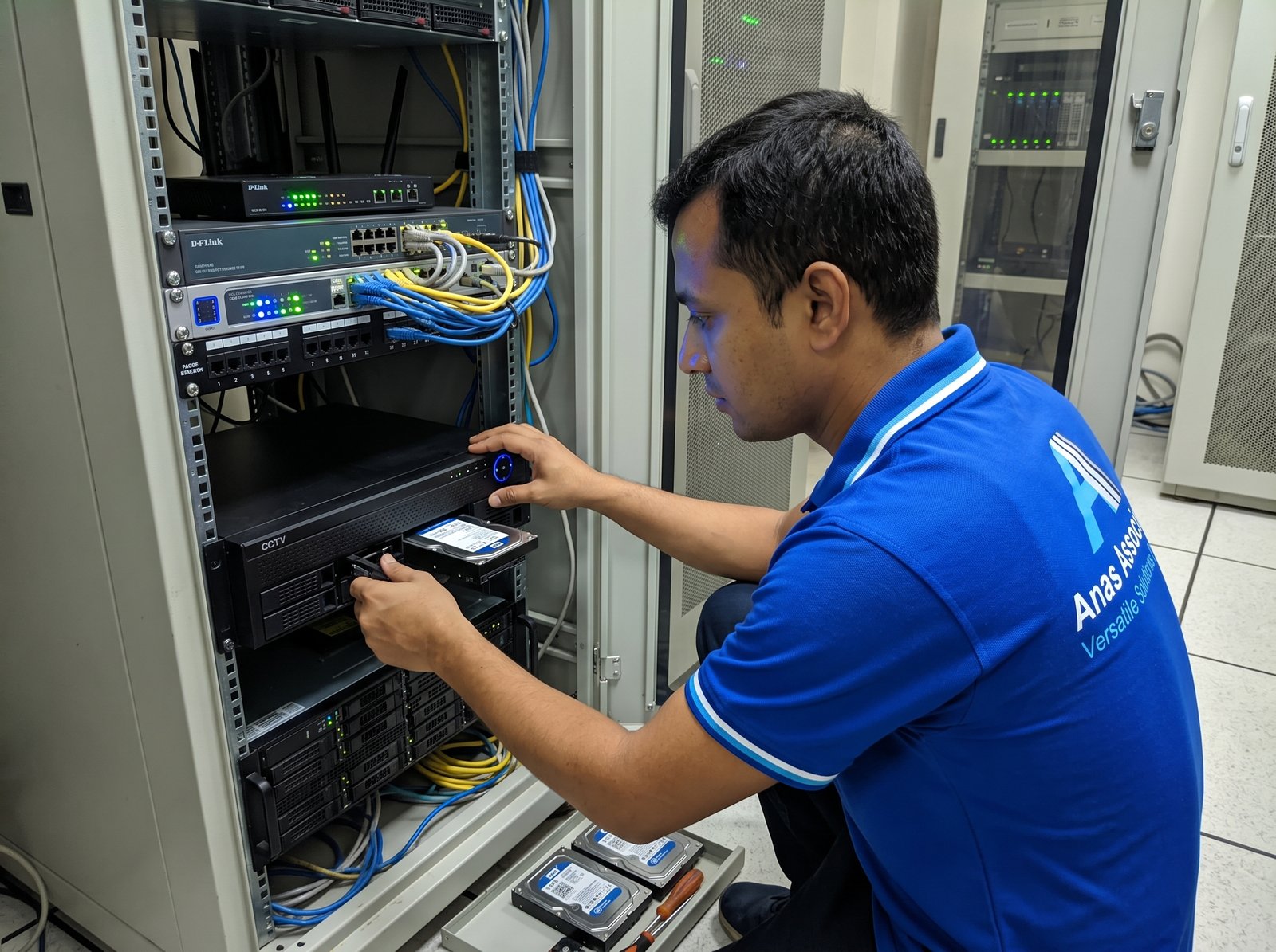 NVR DVR storage server and network equipment