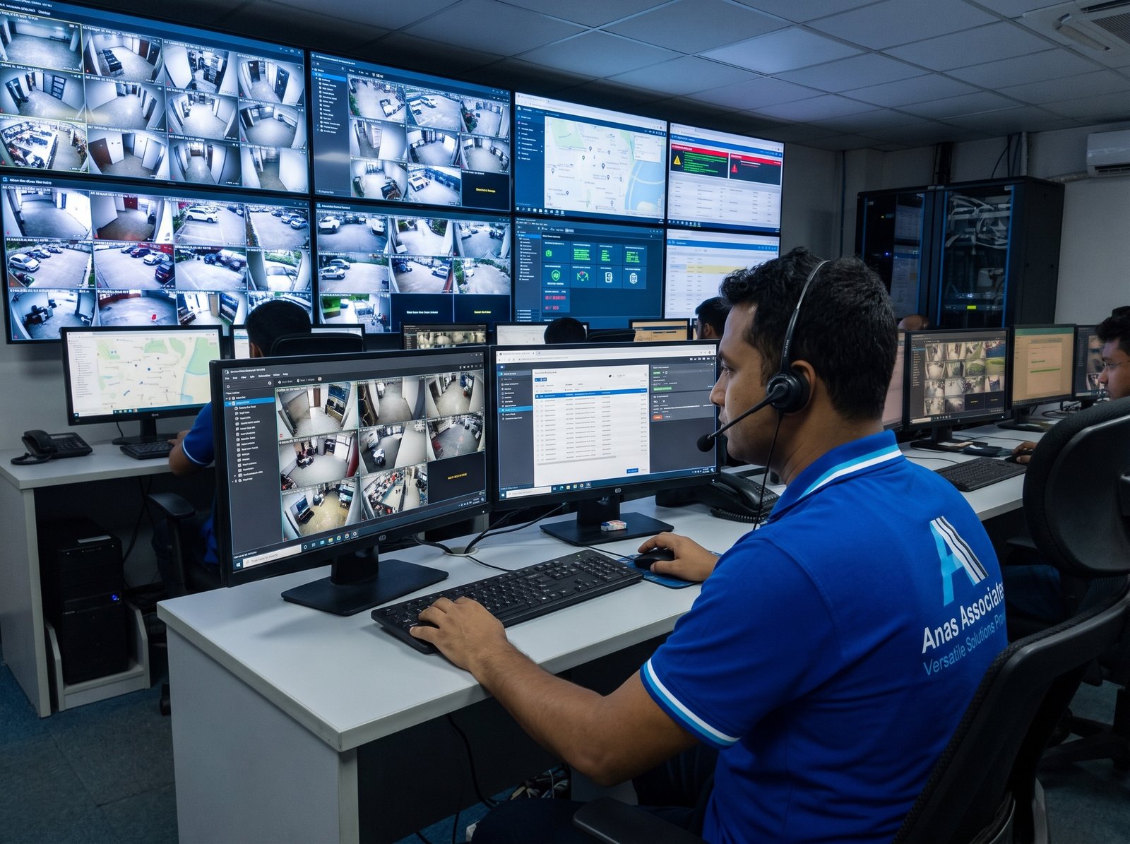 Corporate building surveillance management